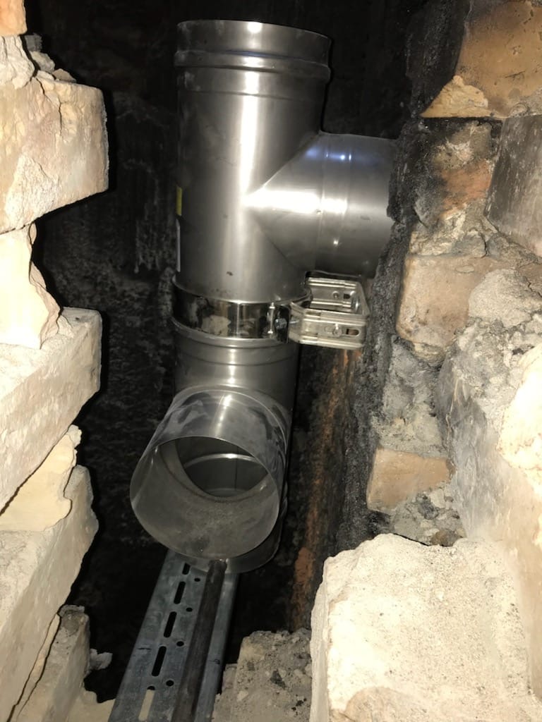 Wkład kominowy z rewizją