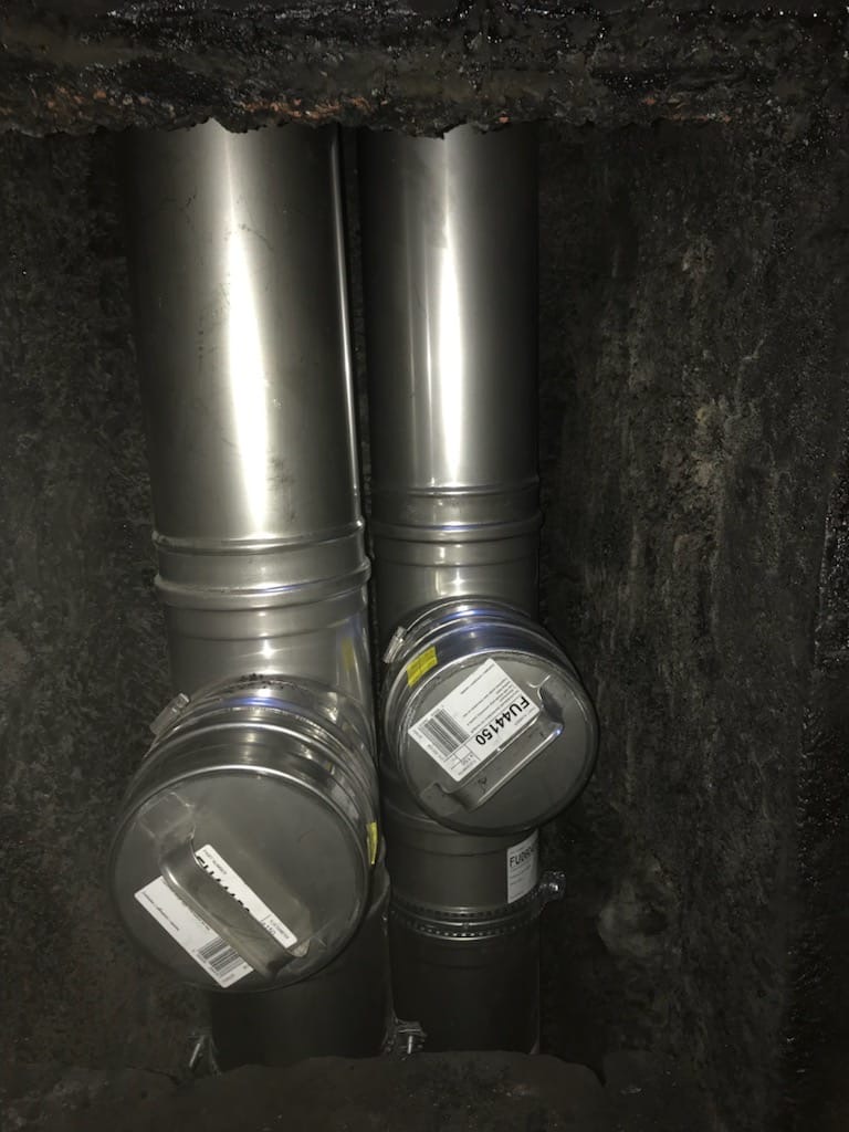 Wkład kominowy z zaślepkami